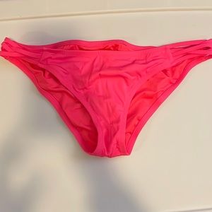 Shade and shore pink bikini bathing suit bottom